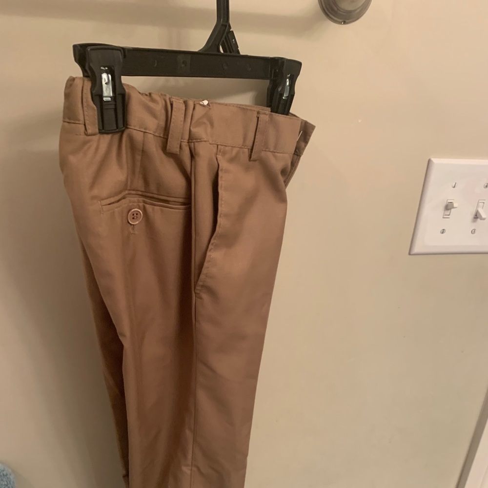 Biys khakis colored dress pants